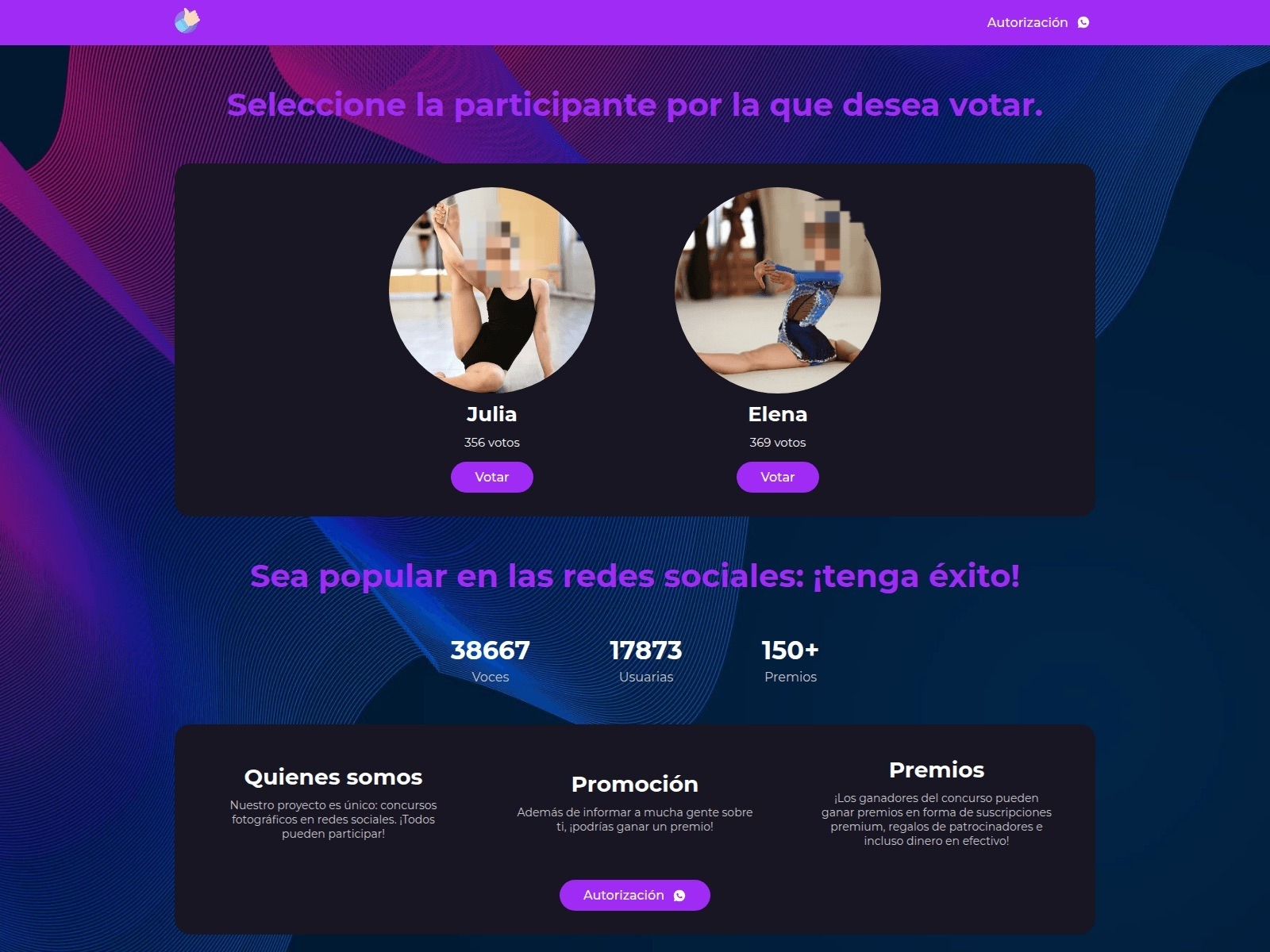 Primero, te atraen a una página de votación falsa