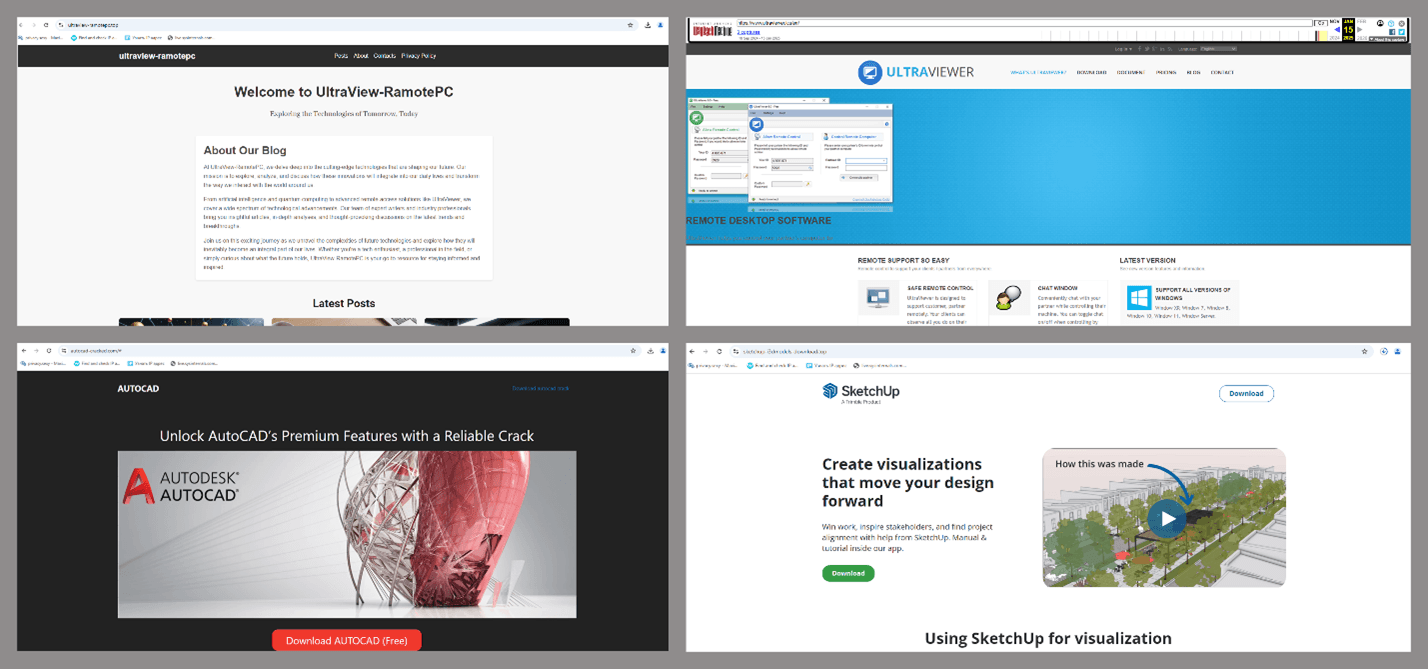 Páginas falsas que distribuyen TookPS